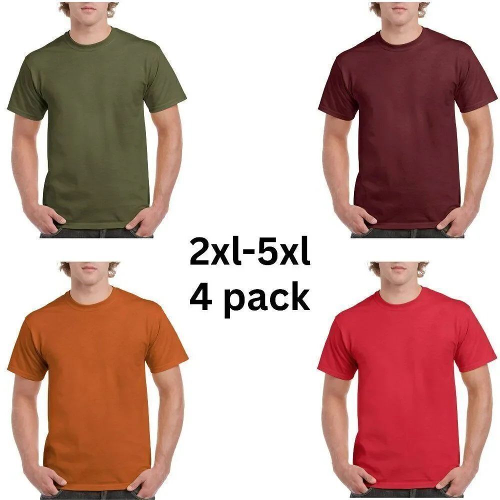 NEW 4 pack unisex/ men women shirt short sleeve 4 shirts great deal!